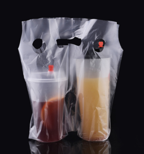 打包单双杯袋-带孔